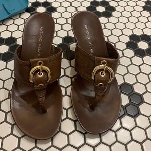 Size 5.5 Antinio Melani brown sandal